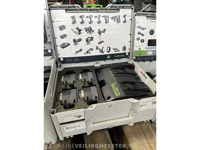 Festool energie-set sys 18v 2x5,0/tcl 6 duo - afbeelding 1 van  5