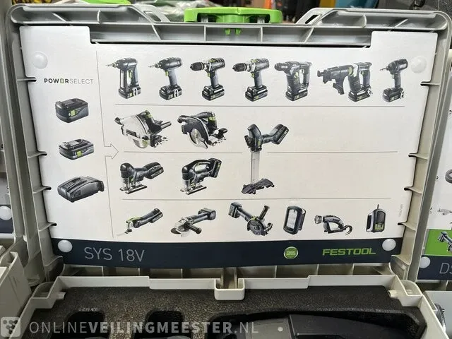 Festool energie-set sys 18v 2x5,0/tcl 6 duo - afbeelding 3 van  5