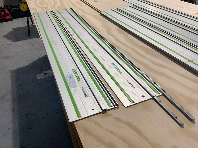 Festool fs 1400/2 geleide rail (2x) - afbeelding 1 van  5