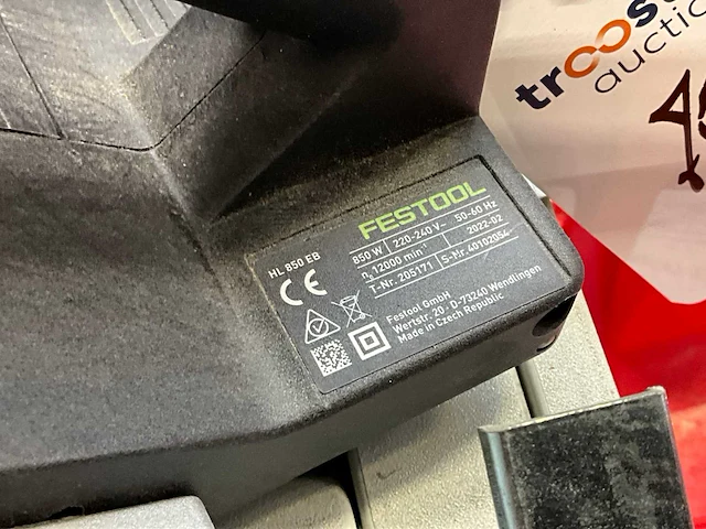Festool hl 850 eb-plus schaafmachine - afbeelding 3 van  4