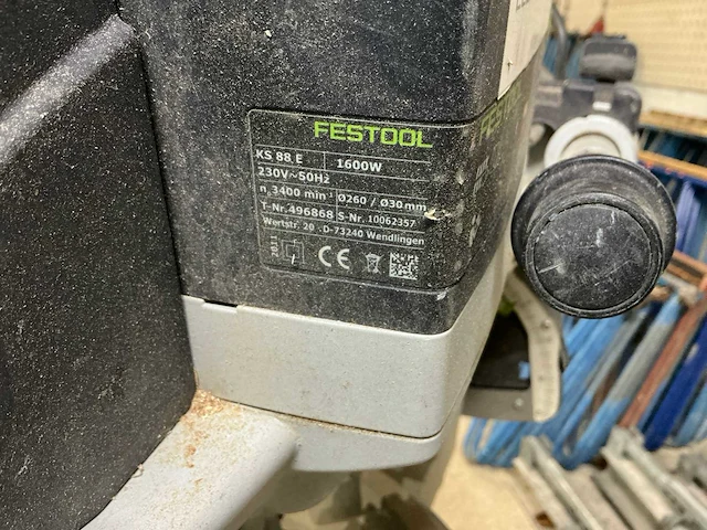 Festool ks88e radiaal afkortzaag - afbeelding 6 van  7
