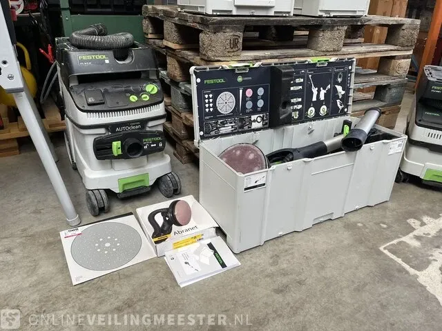 Festool langnek schuurmachine + stofafzuigmobiel lhs 2 225 eqi-plus, ctl 36 e ac - afbeelding 1 van  10