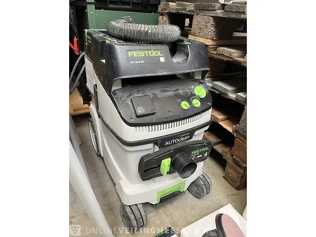 Festool langnek schuurmachine + stofafzuigmobiel lhs 2 225 eqi-plus, ctl 36 e ac - afbeelding 2 van  10