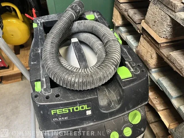 Festool langnek schuurmachine + stofafzuigmobiel lhs 2 225 eqi-plus, ctl 36 e ac - afbeelding 4 van  10