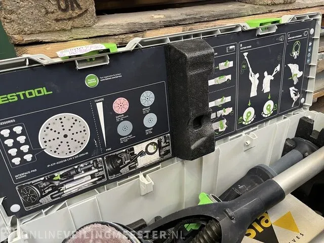 Festool langnek schuurmachine + stofafzuigmobiel lhs 2 225 eqi-plus, ctl 36 e ac - afbeelding 8 van  10