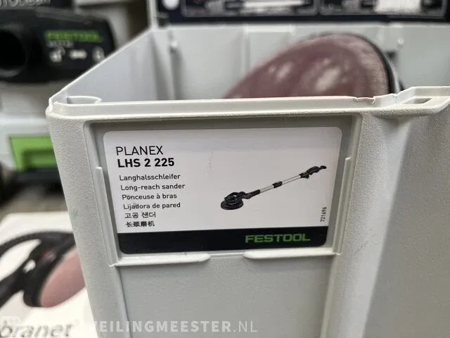Festool langnek schuurmachine + stofafzuigmobiel lhs 2 225 eqi-plus, ctl 36 e ac - afbeelding 9 van  10