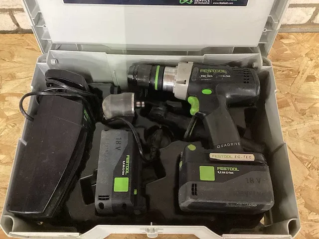 Festool pdc 18/ 4 li 5,2 -set boormachine - afbeelding 4 van  5