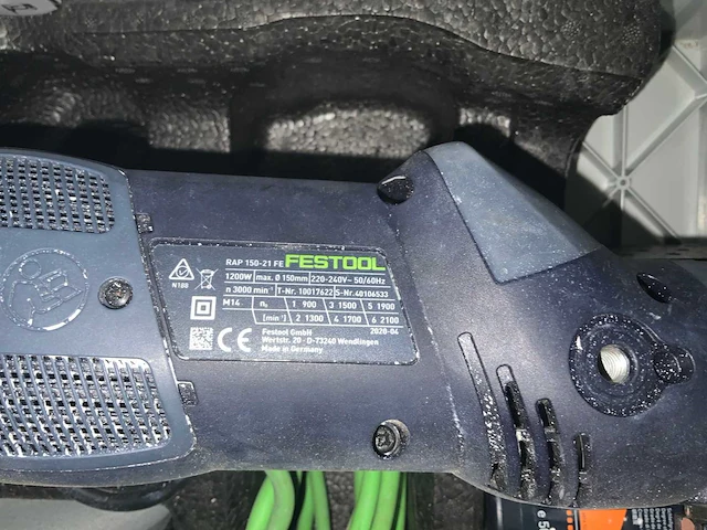 Festool rap 150 shinex rotatiepoetsmachine - afbeelding 4 van  5