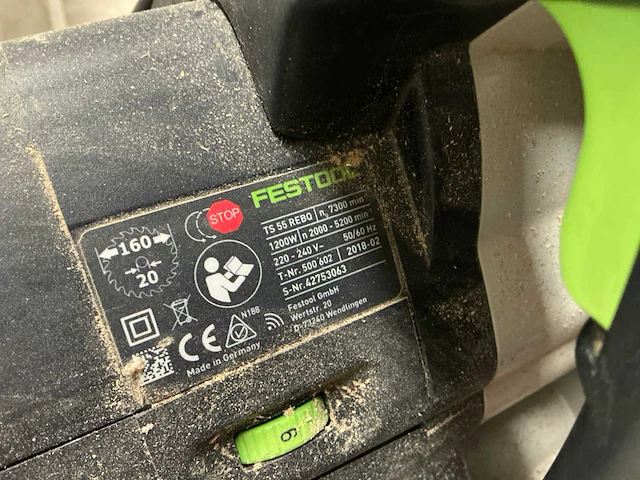 Festool ts 55 rebq invalzaag - afbeelding 3 van  4