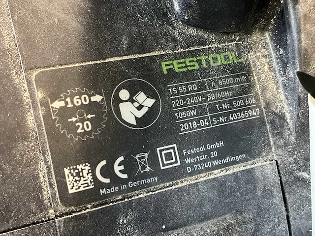 Festool ts 55 rq invalzaag - afbeelding 4 van  7