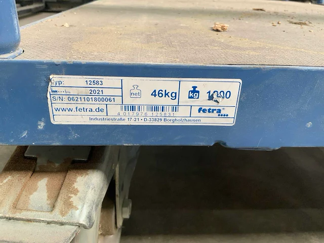 Fetra 12583 rongenwagens zwaarlast (2x) - afbeelding 3 van  4