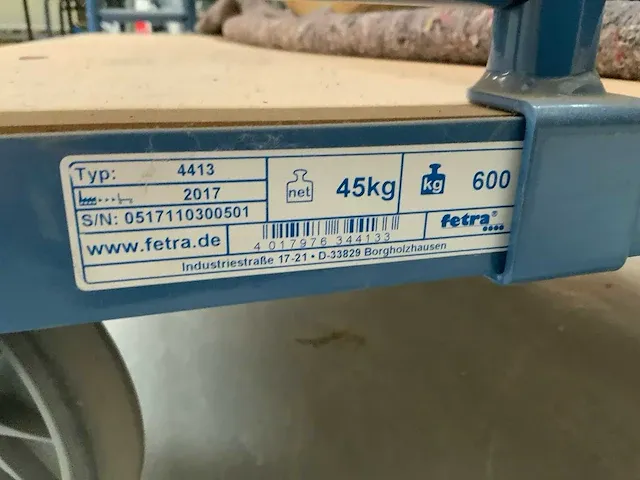 Fetra 4413 platenkar - afbeelding 5 van  5