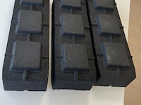Ff 600 rubber balk hoog model - 60x20x13 cm - 3 stuks - afbeelding 2 van  3