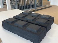 Ff 600 rubber balk hoog model - 60x20x13 cm - 3 stuks - afbeelding 3 van  3