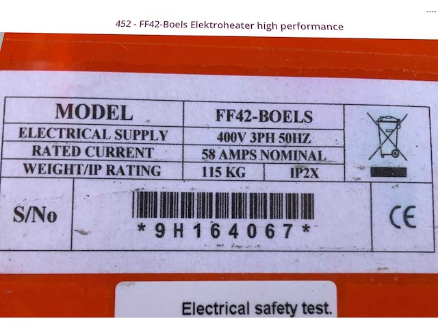 Ff42-boels elektroheater high performance - afbeelding 5 van  5