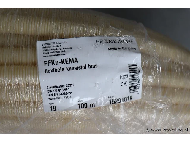 Ffku-kema flexibele kunststof buis type 19 - 100 meter - afbeelding 2 van  3