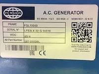 Fg wilson p1100-1 - 1100 kva - open generator - afbeelding 4 van  17