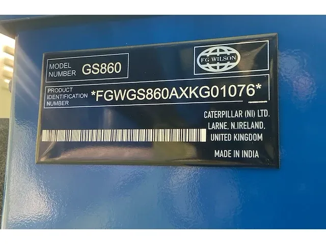 Fg wilson p1100-1 - 1100 kva - open generator - afbeelding 3 van  16