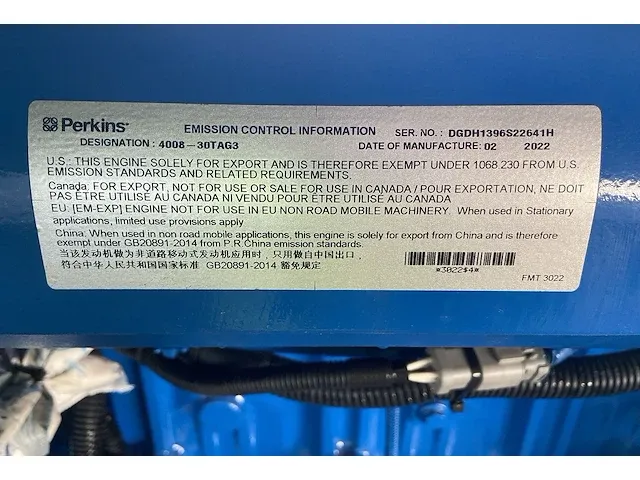 Fg wilson p1250 - 1250 kva - open generator - afbeelding 17 van  17