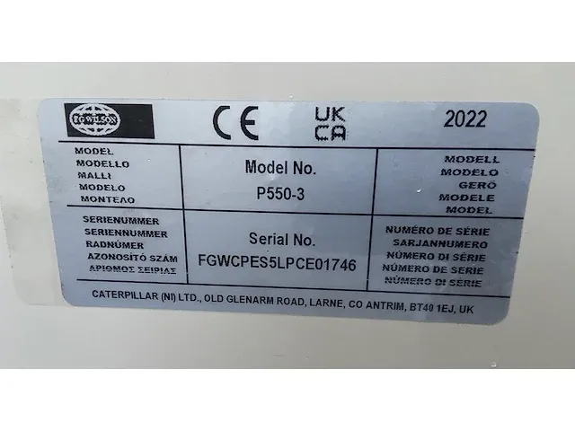 Fg wilson p550-3 - 550 kva - silent generator - afbeelding 10 van  18