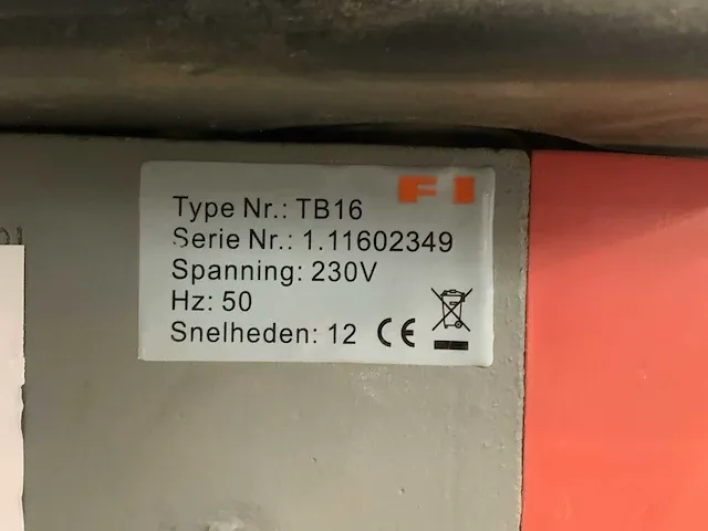 Fi tb16 kolomboormachine - afbeelding 6 van  11