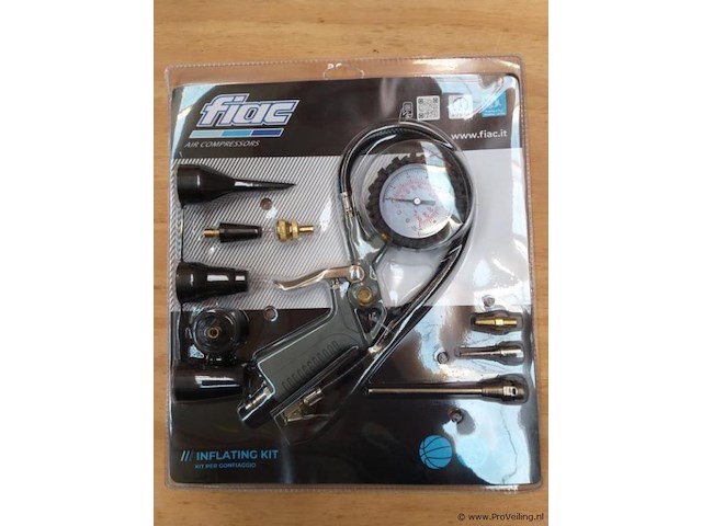 Fiac - inflatie kit voor compressor - 5 x - afbeelding 1 van  5