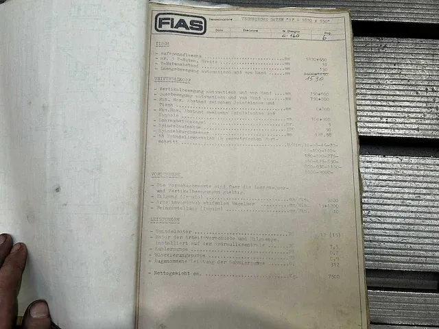 Fias berico - af 1530x750x750 - cnc freesmachine - afbeelding 33 van  43