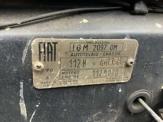 Fiat - 1963 - 1800b - personenauto - afbeelding 26 van  35
