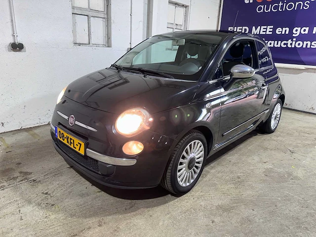 Fiat - 500 - 1.2 automaat lounge - 08-kfl-7 - afbeelding 1 van  15
