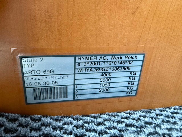 Fiat - niesmann en bischoff - arto - 69g - automaat - camper - 2006 - afbeelding 48 van  53
