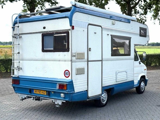 Fiat 280 dethleffs camper 2.8 kampeerwagen vx-bs-62 - afbeelding 4 van  31