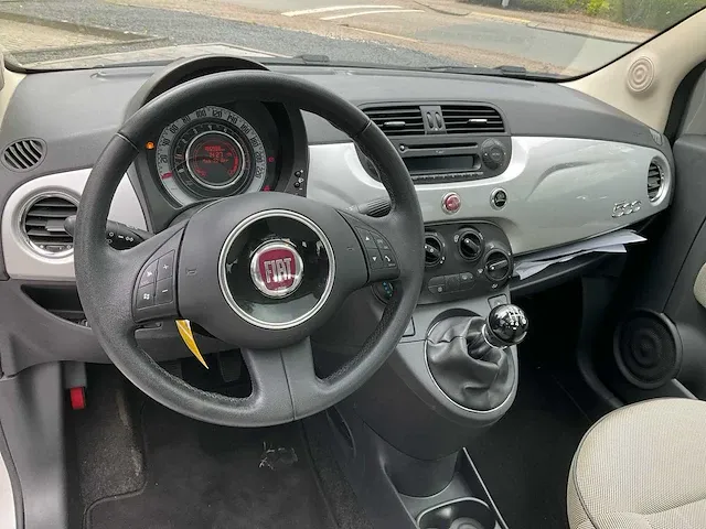 Fiat 500 1.2 2012 panoramadak cruise control bluetooth 15inch , 87-tsx-5 - afbeelding 9 van  25