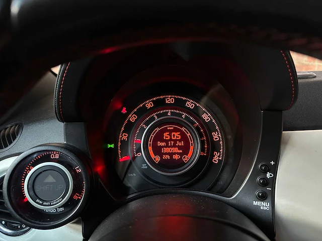 Fiat 500 abarth 1.4-16v 135pk 2008, 63-krs-3 - afbeelding 16 van  37