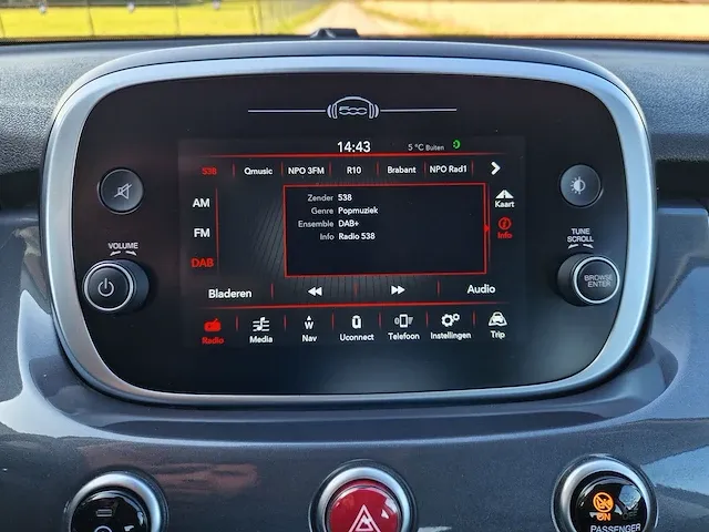 Fiat 500 x 1.0 gse lounge, 120 pk, euro 6, s-723-kt - afbeelding 11 van  46