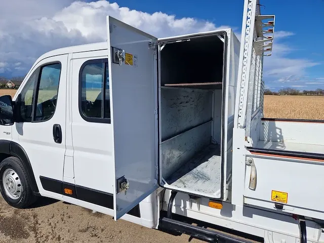 Fiat ducato 35h 2.3 multijet dc kipper open laadbak, 130 pk, euro 6, vtr-93-x - afbeelding 24 van  52