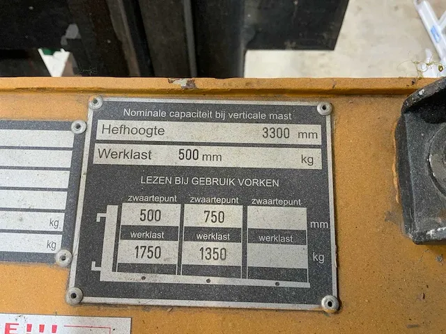 Fiat e/3 17.5n vorkheftruck - afbeelding 6 van  10