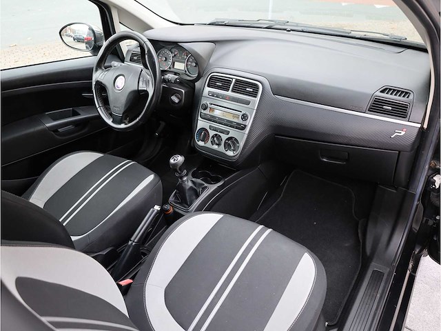 Fiat grande punto 1.4 nero bianco, 2009, 45-jfb-9 - afbeelding 7 van  25