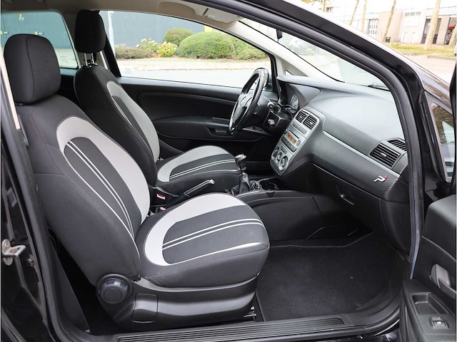 Fiat grande punto 1.4 nero bianco, 2009, 45-jfb-9 - afbeelding 8 van  25