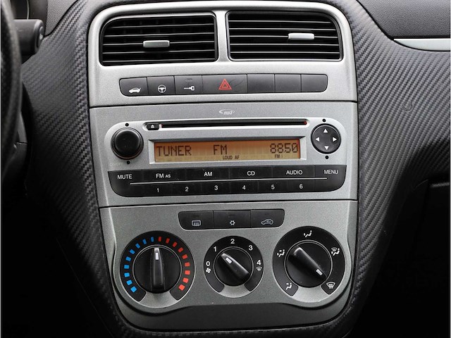 Fiat grande punto 1.4 nero bianco, 2009, 45-jfb-9 - afbeelding 14 van  25