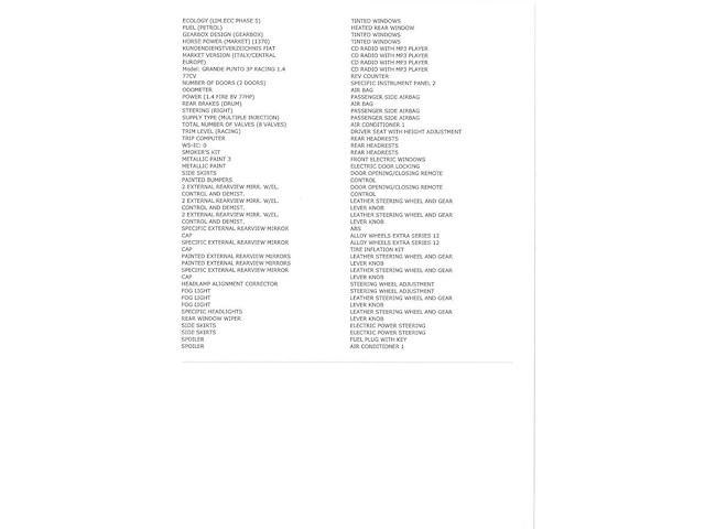 Fiat grande punto 1.4 nero bianco, 2009, 45-jfb-9 - afbeelding 18 van  25