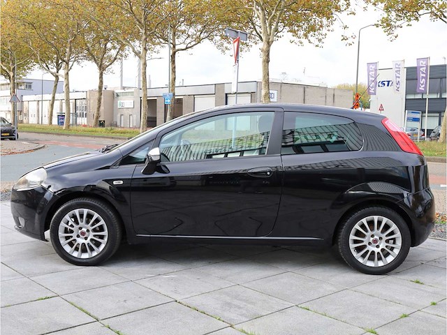 Fiat grande punto 1.4 nero bianco, 2009, 45-jfb-9 - afbeelding 12 van  25