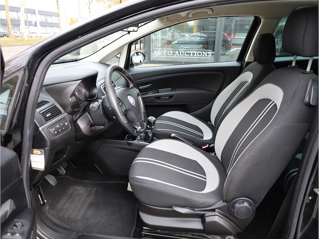 Fiat grande punto 1.4 nero bianco, 2009, 45-jfb-9 - afbeelding 11 van  25