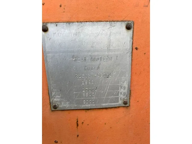 Fiat hitachi fr160 shovel - afbeelding 5 van  6