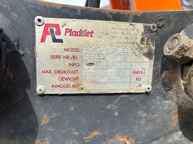Fiat kobelco - e30sr - mini kraan - 2003 - afbeelding 19 van  29