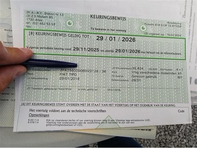 Fiat tipo,2019 - afbeelding 16 van  38