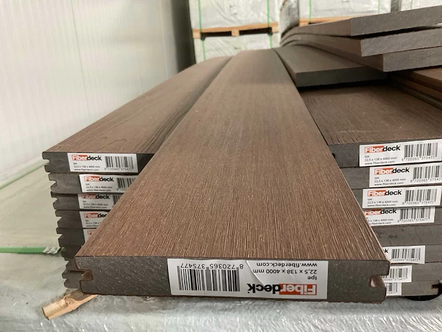 Fiberdeck vlonderplank 4000x 138x22,5mm (34x) - afbeelding 2 van  5