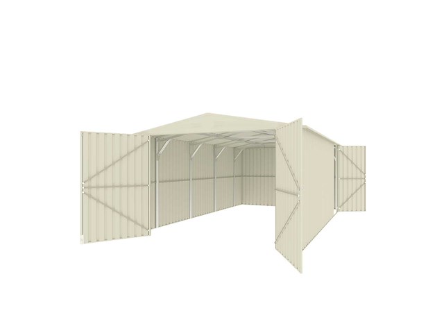 Field 1119 metalen garage, 5,90x3,55 meter (21 m2) - afbeelding 6 van  10