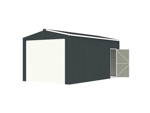 Field 1219 metalen garage 5,85x3,30 meter (19 m2) - afbeelding 6 van  9