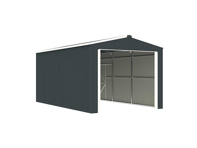 Field 1219 metalen garage 5,85x3,30 meter (19 m2) - afbeelding 7 van  9