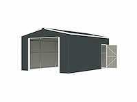 Field 1419-h252 metalen garage met elektrische roldeur, 26 m2 / 5,90x4,40 meter - afbeelding 10 van  13
